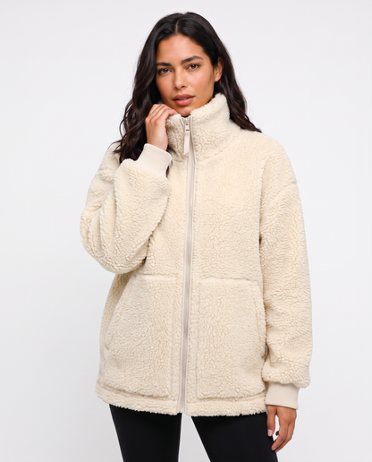 Virelle | Veste Teddy Femme Zippée
