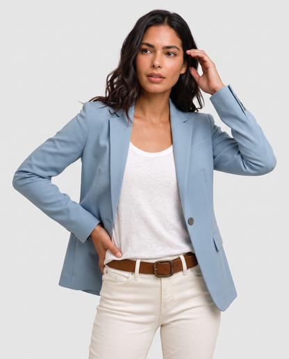 Virelle | Blazer Ajusté Femme à Un Bouton