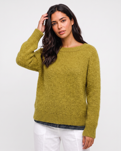 Virelle | Pull Femme Uni en Maille Douce