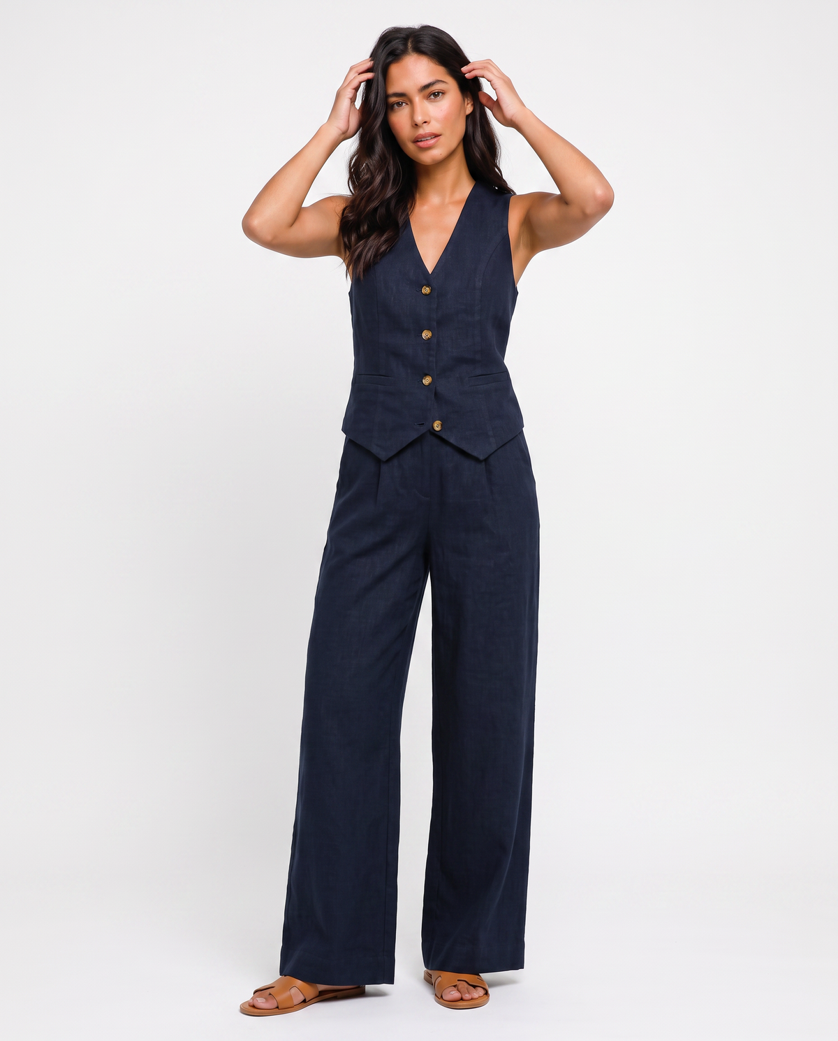 Virelle | Ensemble Femme 2 Pièces Style Lin