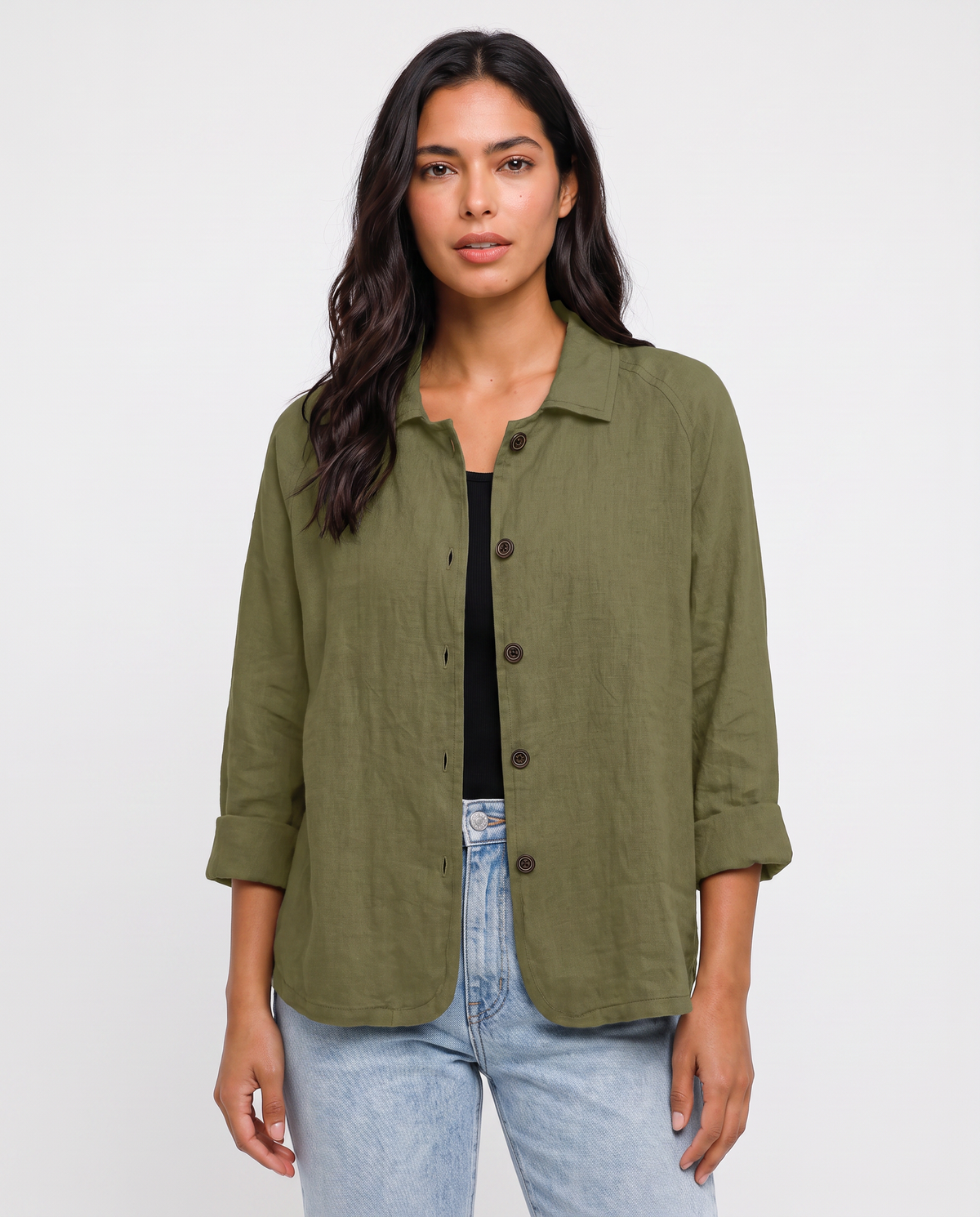 Virelle | Surchemise Femme Boutonnée à Col