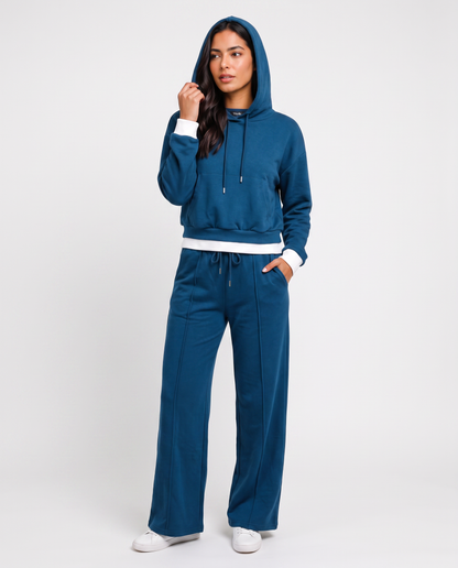 Virelle | Ensemble Femme à Capuche et Pantalon Large