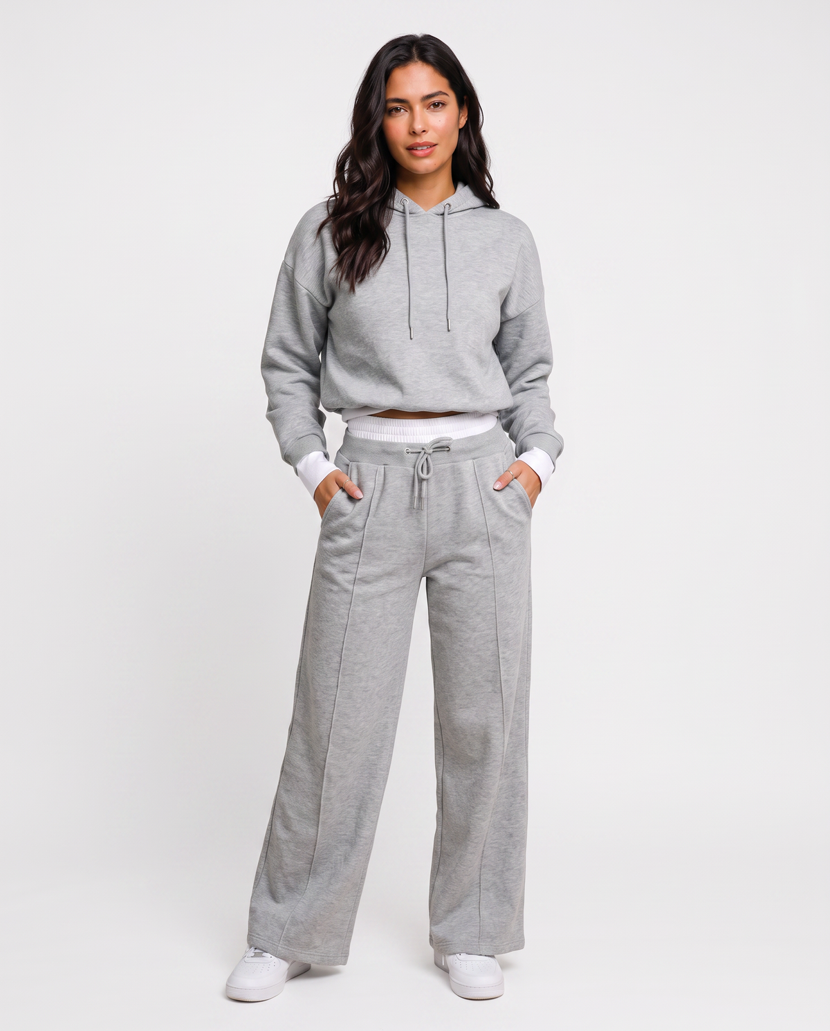 Virelle | Ensemble Femme à Capuche et Pantalon Large