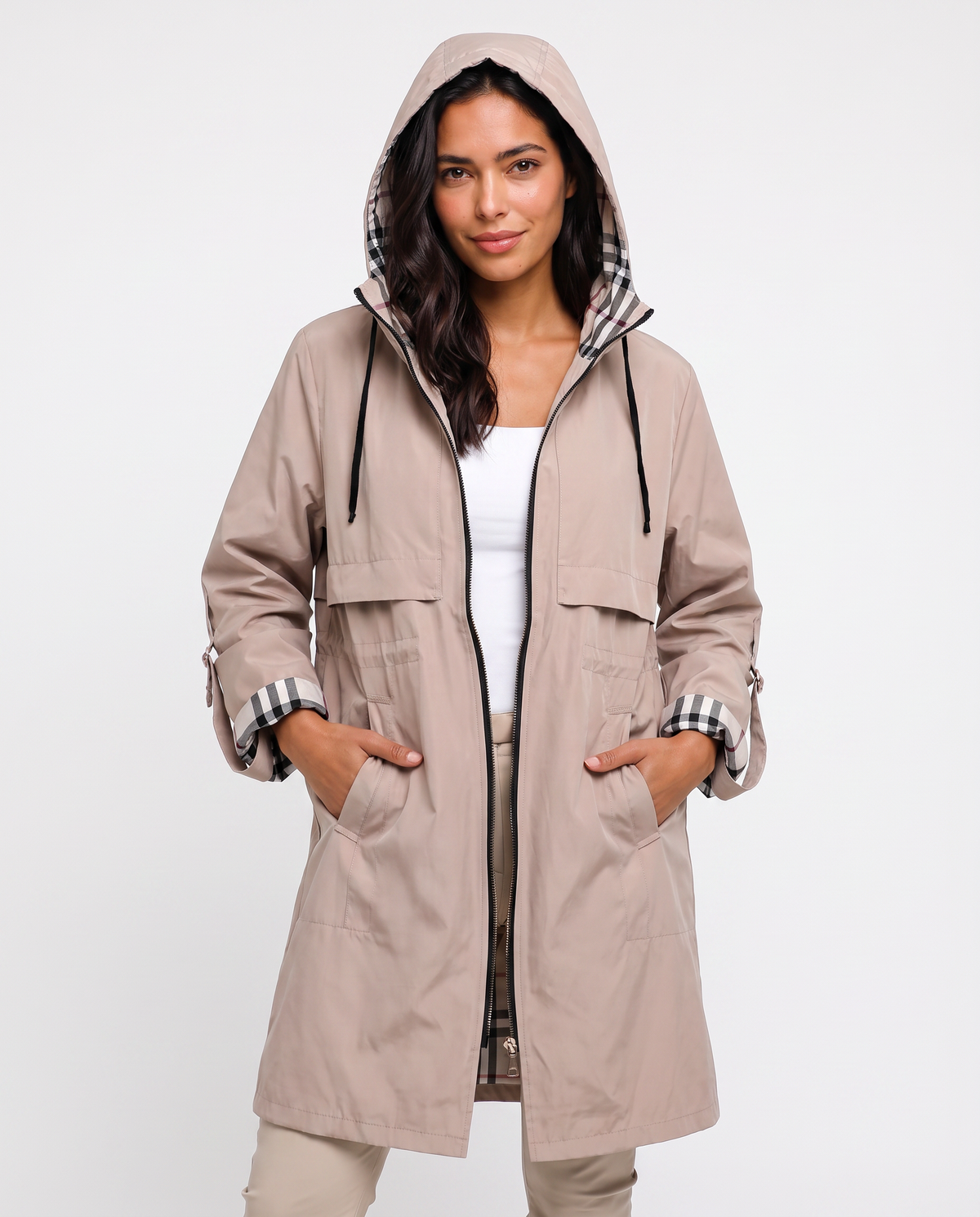 Virelle | Parka Légère Femme à Capuche
