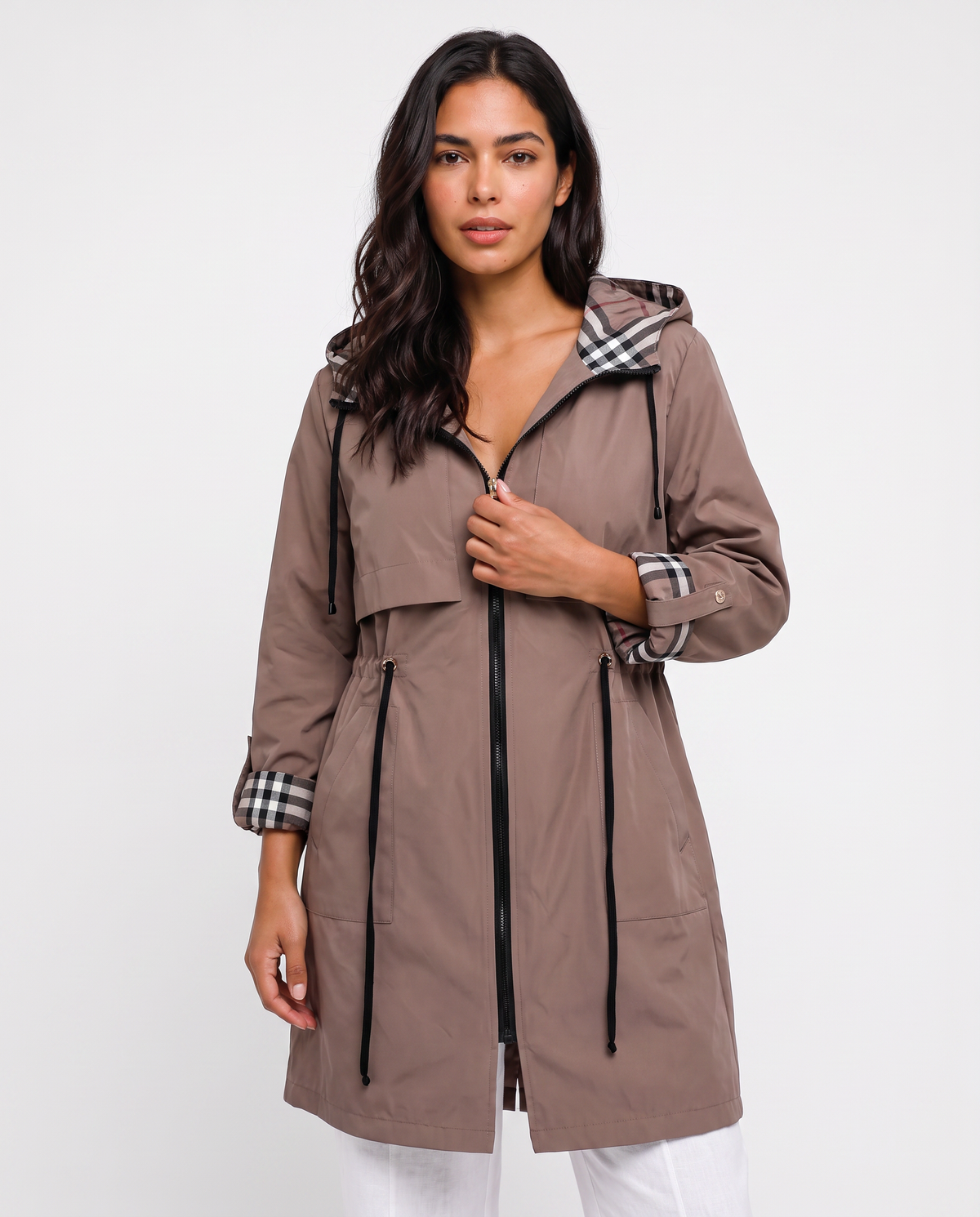 Virelle | Parka Légère Femme à Capuche