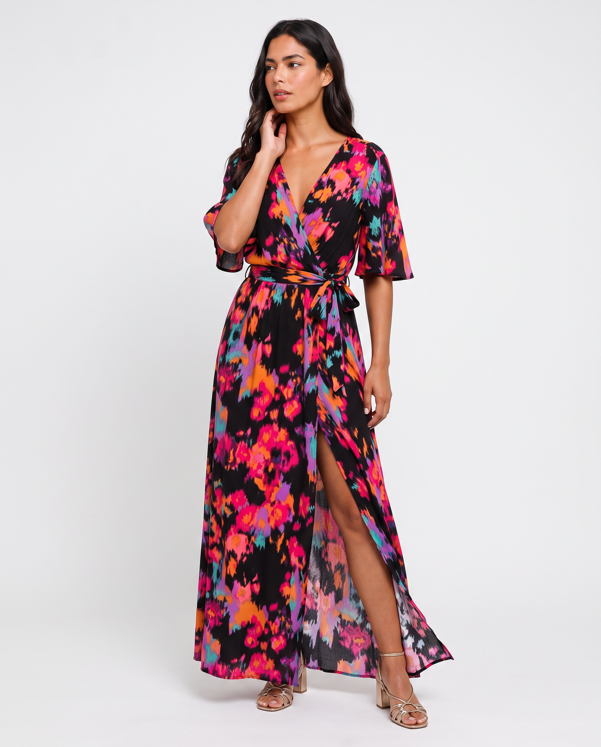 Virelle | Robe Longue Portefeuille Femme