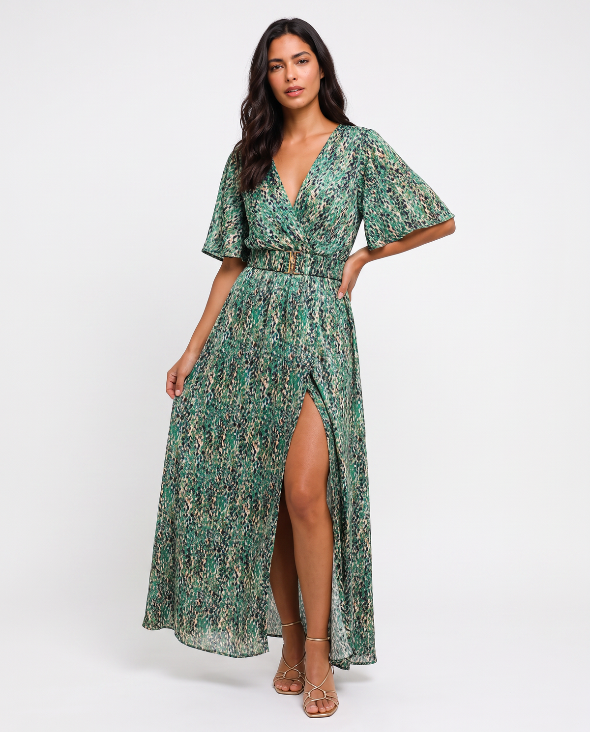 Virelle | Robe Longue Portefeuille Femme