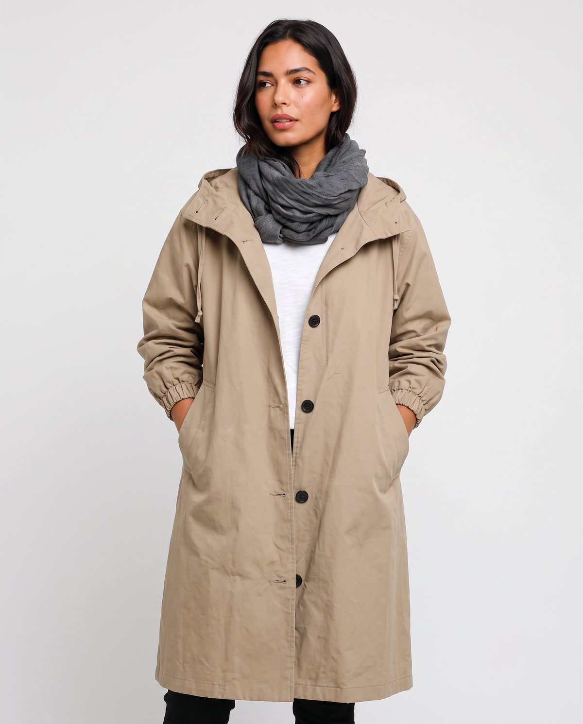 Virelle | Manteau Long Femme à Capuche