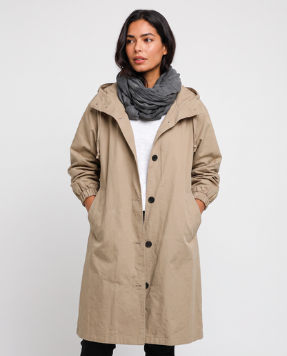 Virelle | Manteau Long Femme à Capuche