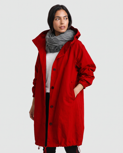 Virelle | Manteau Long Femme à Capuche