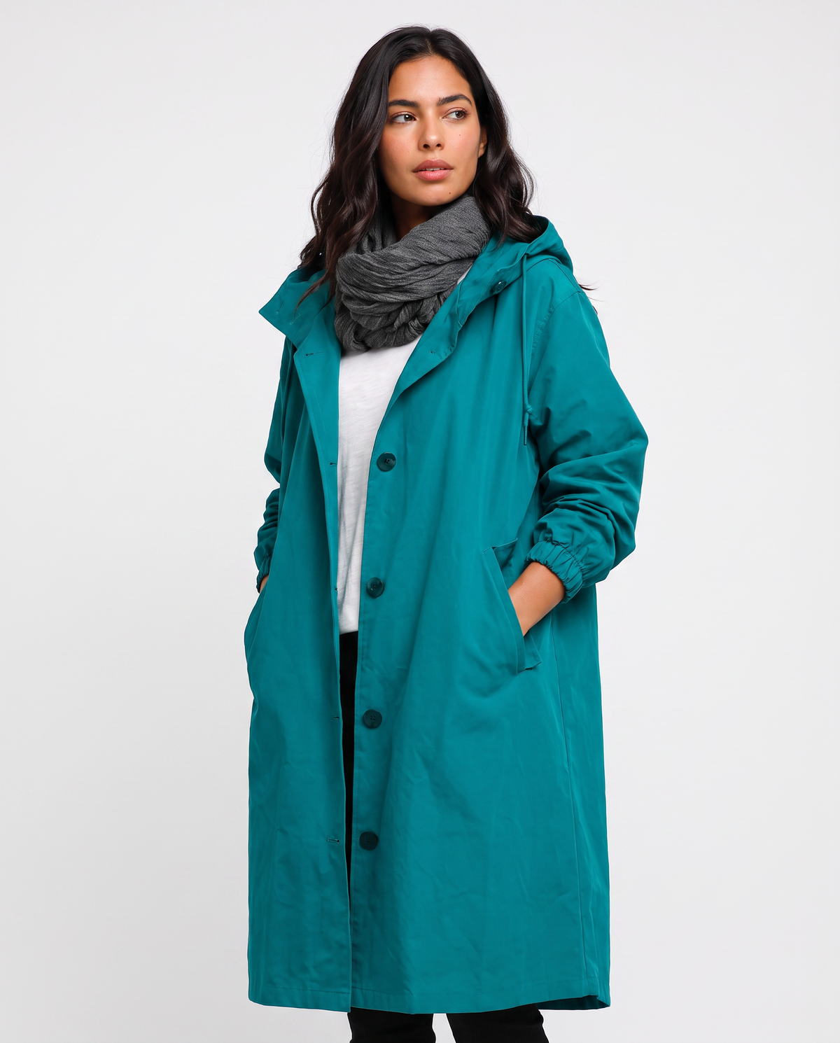 Virelle | Manteau Long Femme à Capuche