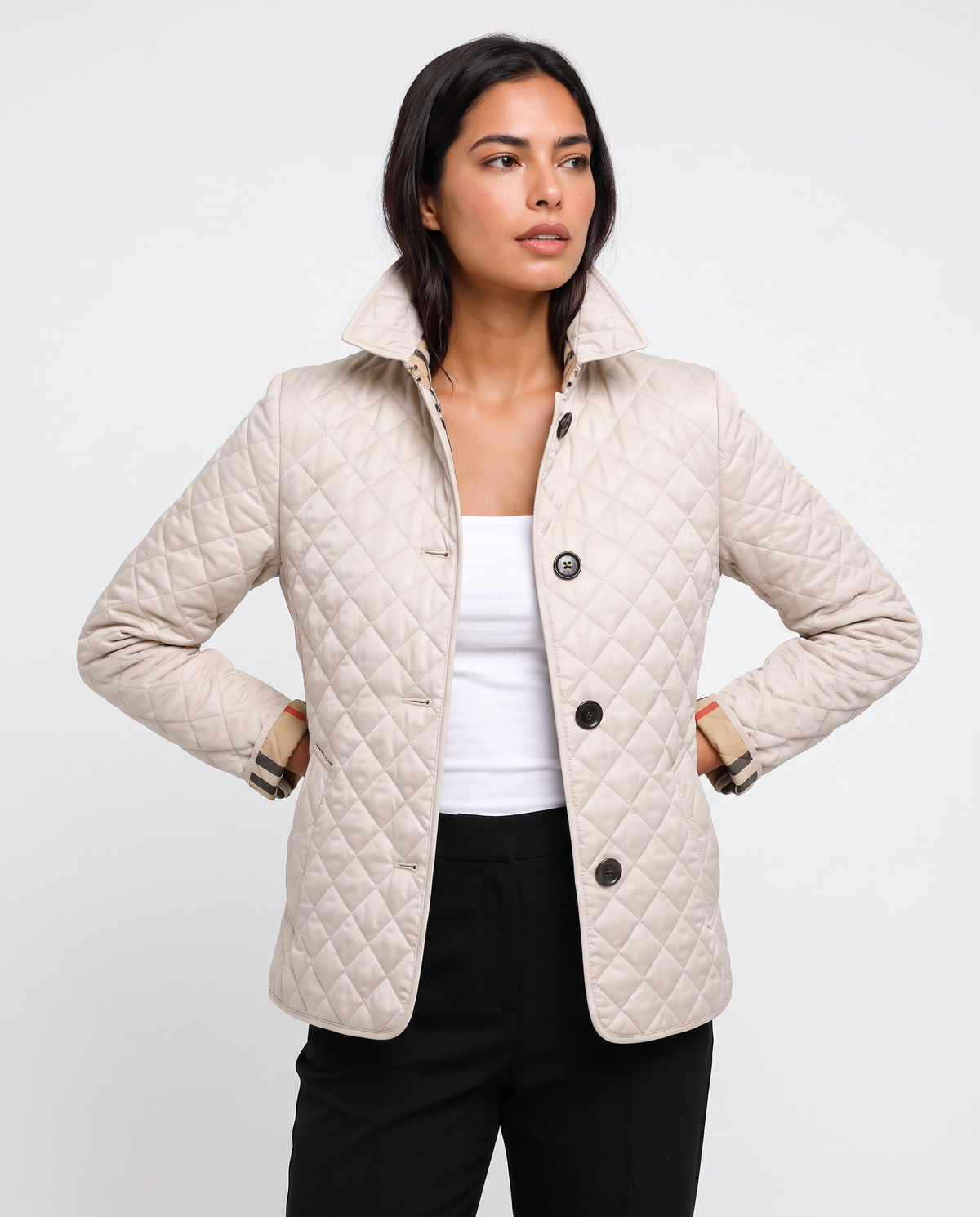 Virelle | Veste Matelassée Femme Boutonnée