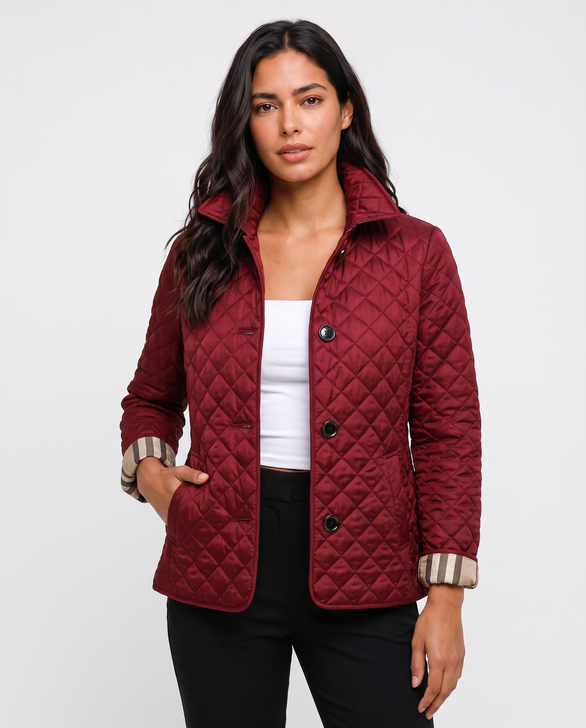 Virelle | Veste Matelassée Femme Boutonnée