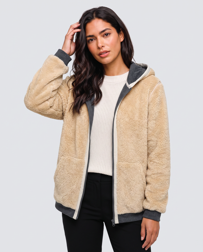Virelle | Veste Polaire Femme Doublée Sherpa