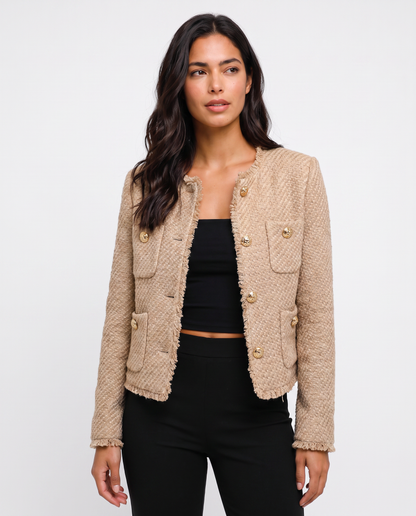 Virelle | Veste Tweed Structurée Femme