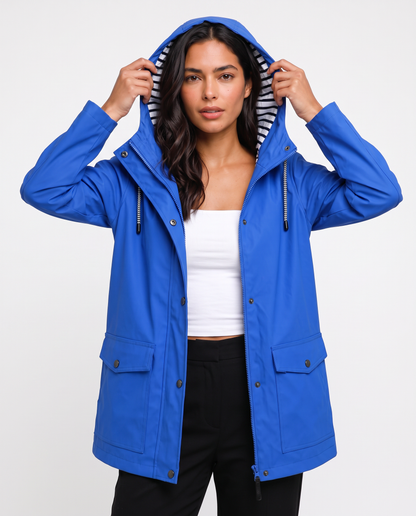 Virelle | Manteau Femme à Capuche Coupe-Vent